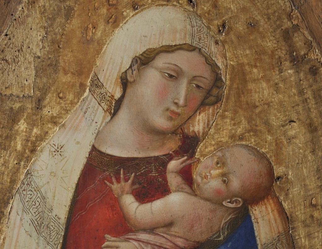 14. Polittico di San Pietro. Madonna a luce naturale