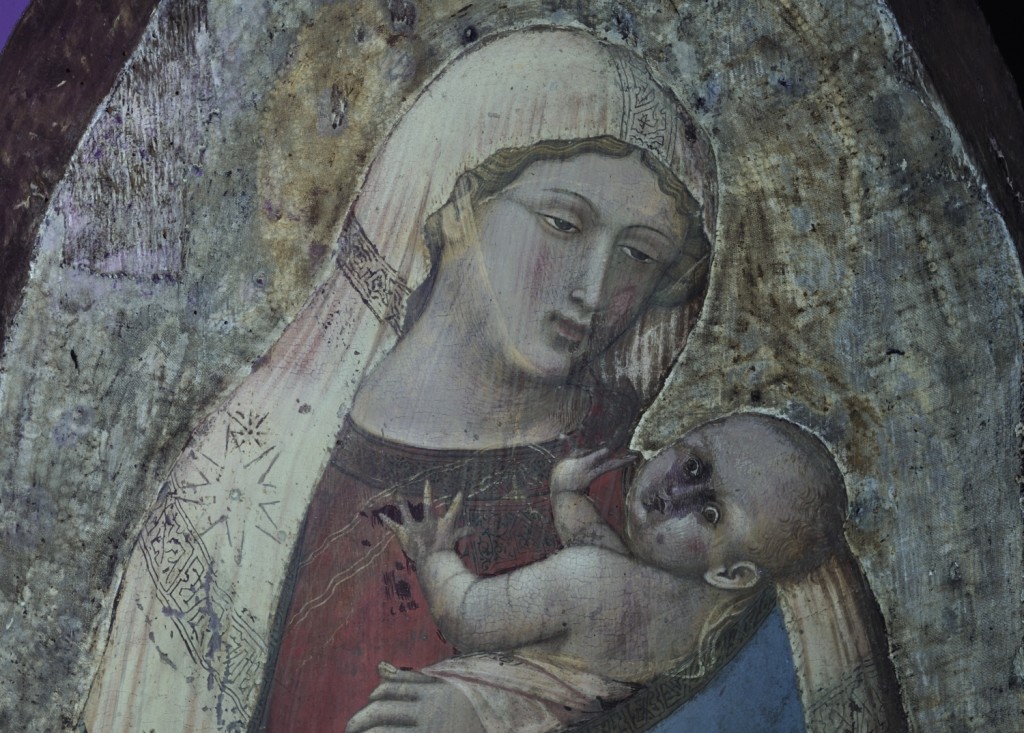 15. Polittico di San Pietro Madonna (rpresa a luce ultravioletta)