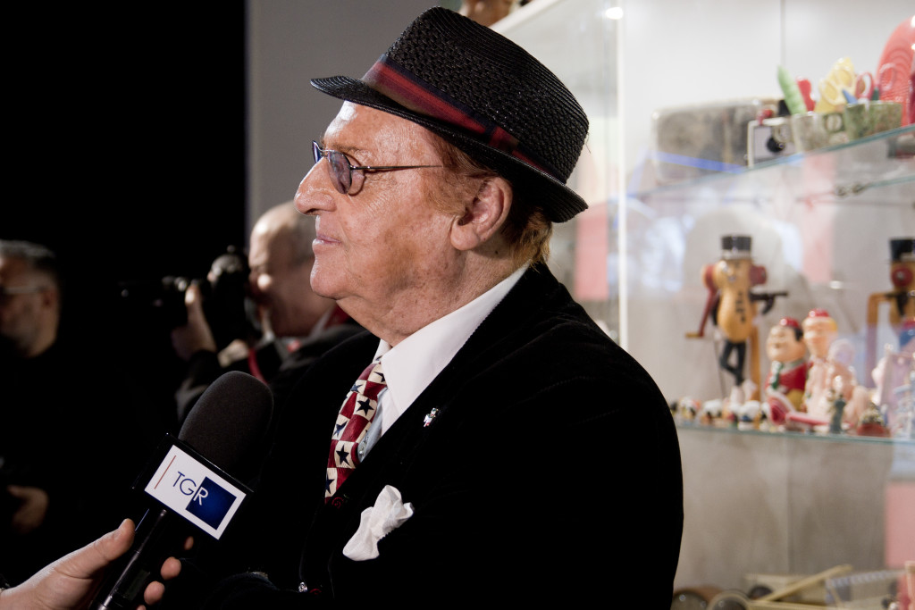 Renzo Arbore - La Mostra, MACRO Testaccio - La Pelanda, Roma - anteprima stampa, 18 dicembre 2015. © IL MURO foto: Jamila Campagna - Riproduzione riservata