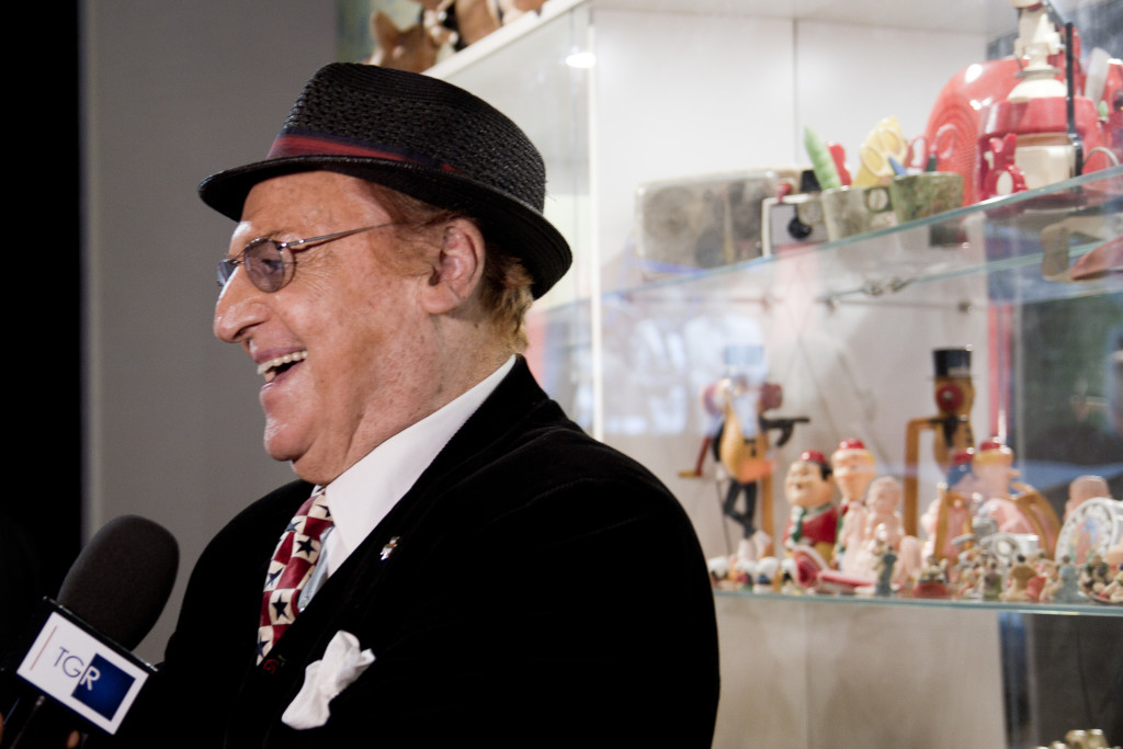 Renzo Arbore - La Mostra, MACRO Testaccio - La Pelanda, Roma - anteprima stampa, 18 dicembre 2015. © IL MURO foto: Jamila Campagna - Riproduzione riservata