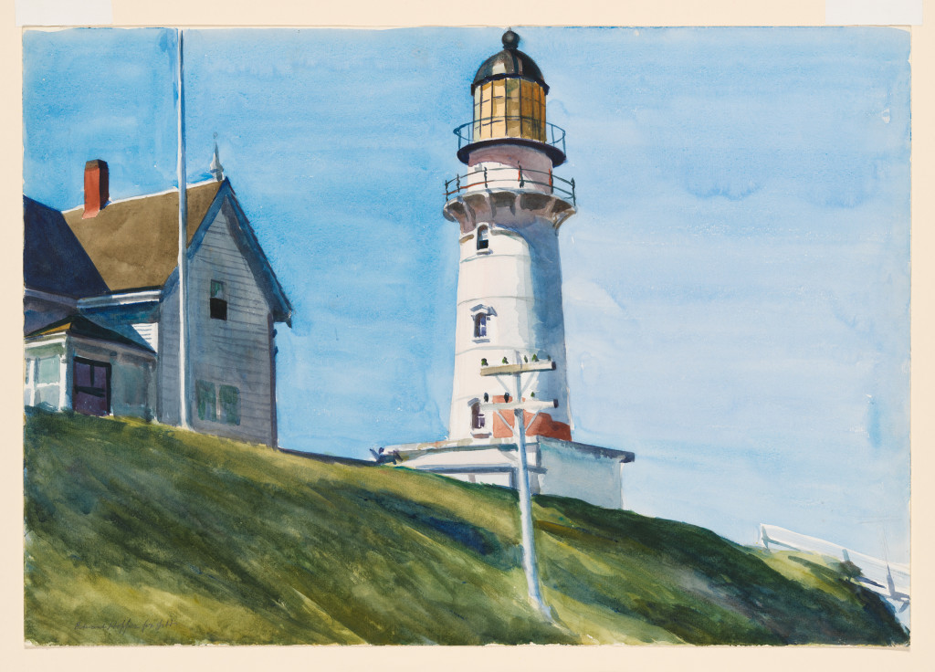 Edward Hopper (1882 1967) Light at Two Lights (Il faro a Two Lights) 1927 Acquerello e grafite su carta, foglio 35,4x50,8 cm New York, Whitney Museum of American Art; Lascito di Josephine N. Hopper © Heirs of Josephine N. Hopper, Licensed by Whitney Museum of American Art