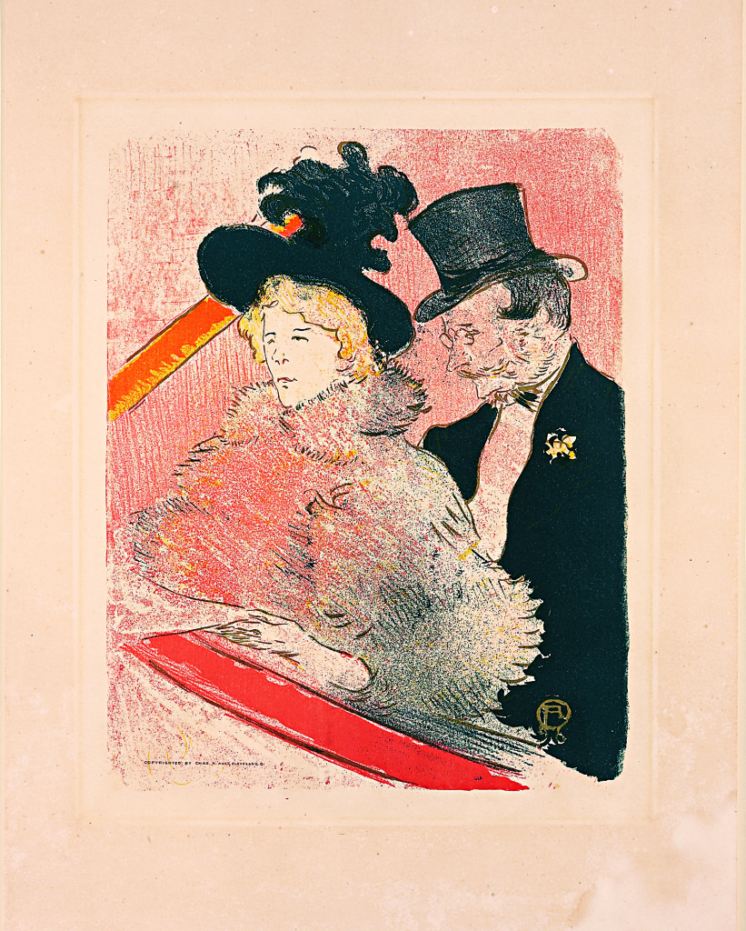 Henri de Toulouse-Lautrec, Au Concert (Before Letters), 1896. Color Lithography, 32x25,2 cm © Herakleidon Museum, Athens Greece