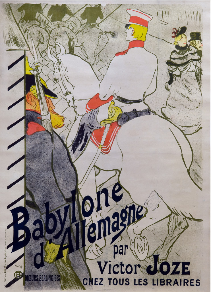 Henri de Toulouse-Lautrec, Babylone d'Allemagne, 1984, Color Lithography, 120x84,5 cm © Herakleidon Museum, Athens Greece